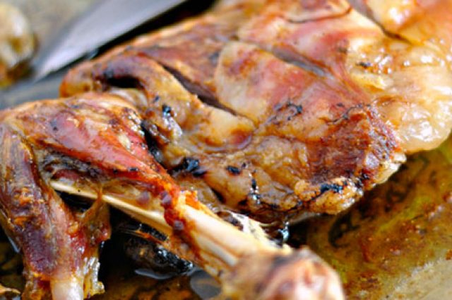 Epaule d’agneau au four