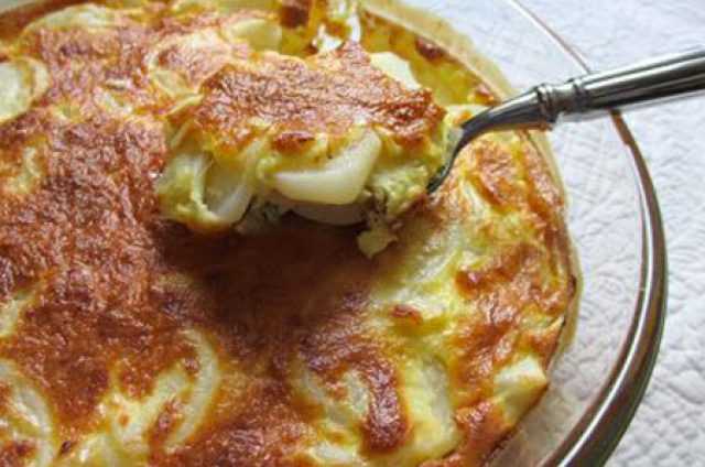 Clafoutis aux navets nouveaux