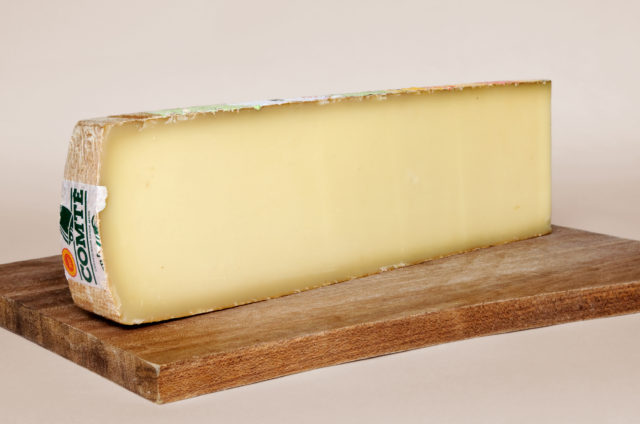 Escalopes de veau lard et comté